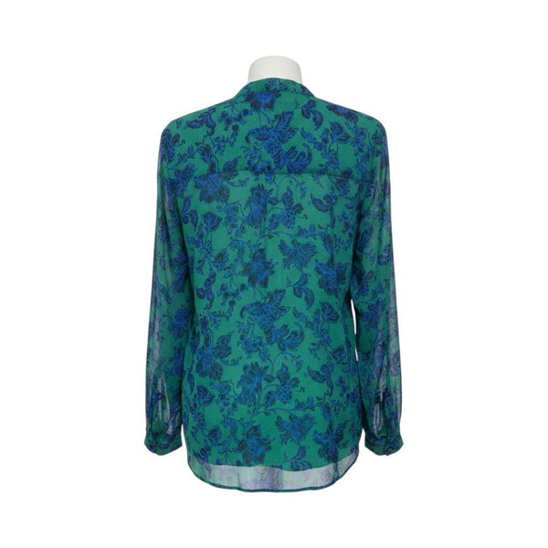 Marina Rinaldi Women's Green Faggio Button Closure Shirt NWT