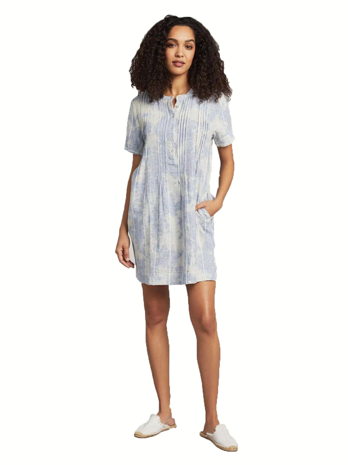 Faherty Women's Sky Blue Linen Gemina Dress with Pockets NWT – Walk Into Fashion Faherty Women's Sky Blue Linen Gemina Dress with Pockets NWT – Walk Into Fashion