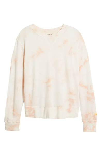 Faherty Women's Clementine Tie Dye Oasis Terry Crew Sweatshirt NWT
