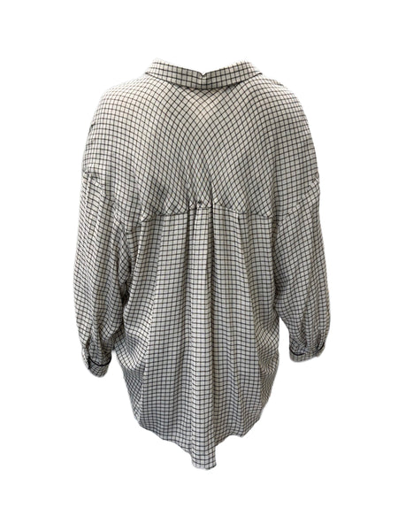 Marina Rinaldi Women's Beige Farnia Pullover Blouse NWT