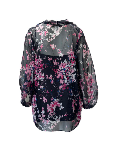 Marina Rinaldi Women's Black Fascino Pullover Blouse NWT