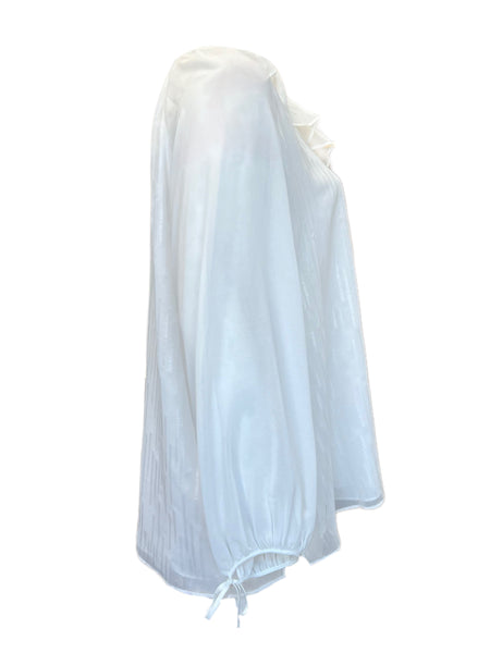 Marina Rinaldi Women's White Fase Pullover Blouse NWT