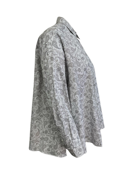 Marina Rinaldi Women's White Fatidico Button Down Shirt NWT