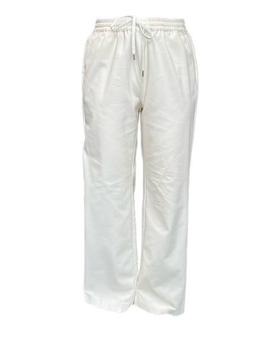 Max Mara Women's Optical White Faust Straight Pants Size XS NWT