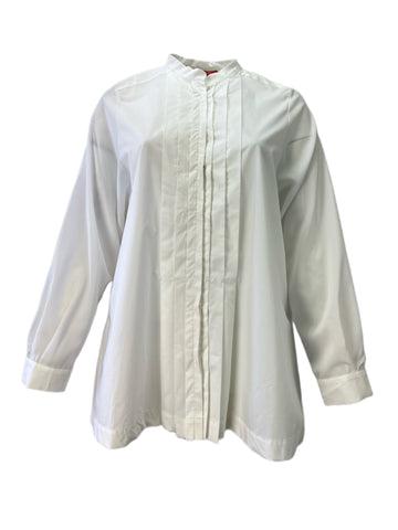 Marina Rinaldi Women's White Fauve Button Down Shirt Size 20W/29 NWT