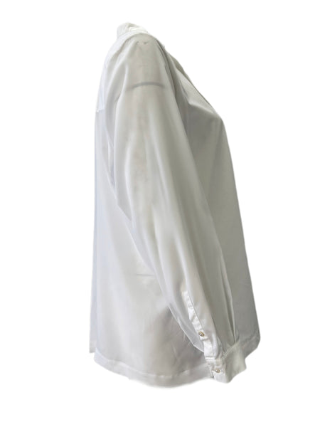 Marina Rinaldi Women's White Fauve Button Down Shirt Size 20W/29 NWT