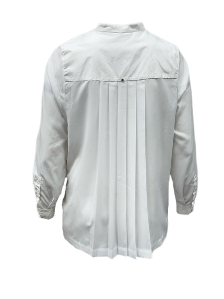 Marina Rinaldi Women's White Fauve Button Down Shirt NWT