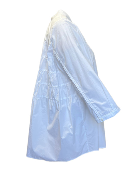 Marina Rinaldi Women's White Favella Button Down Shirt NWT