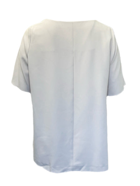 Marina Rinaldi Women's Grey Favella Pullover Blouse NWT