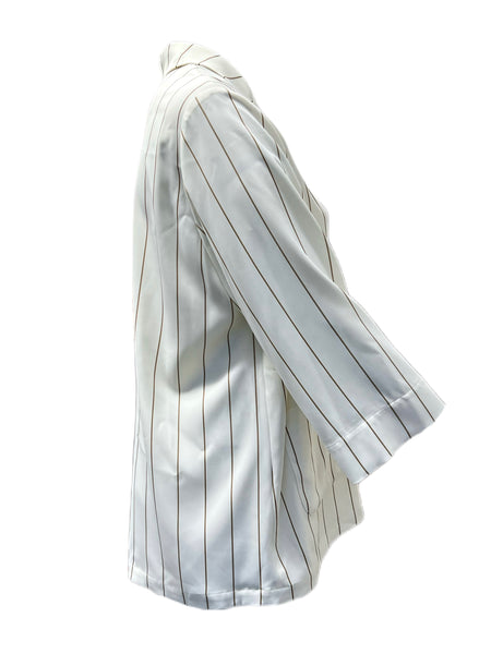 Marina Rinaldi Women's Sand Favoloso Striped Blazer Size 20W/29 NWT