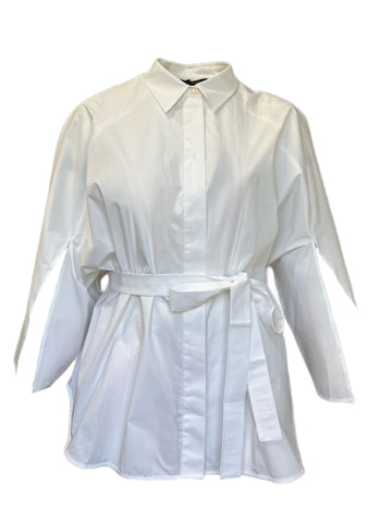 Marina Rinaldi Women's White Favorire Button Down Shirt NWT