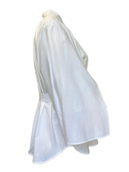 Marina Rinaldi Women's White Favorire Button Down Shirt NWT