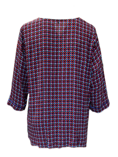 Marina Rinaldi Women's Red Favorito Viscose Blouse Size 22W/31 NWT