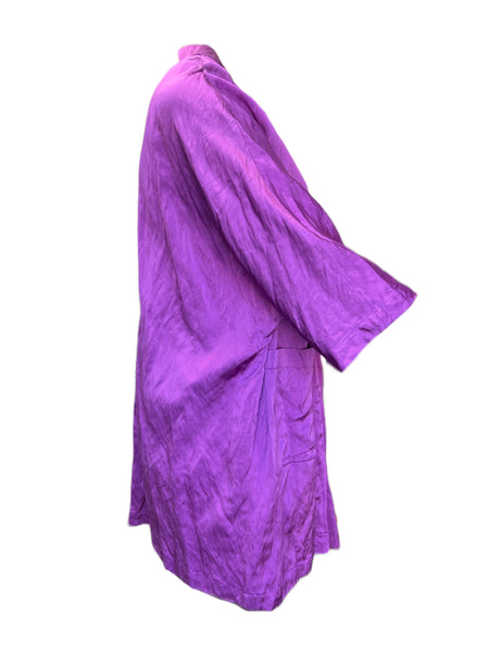 Marina Rinaldi Women's Purple Felicita Open Front Jacket NWT