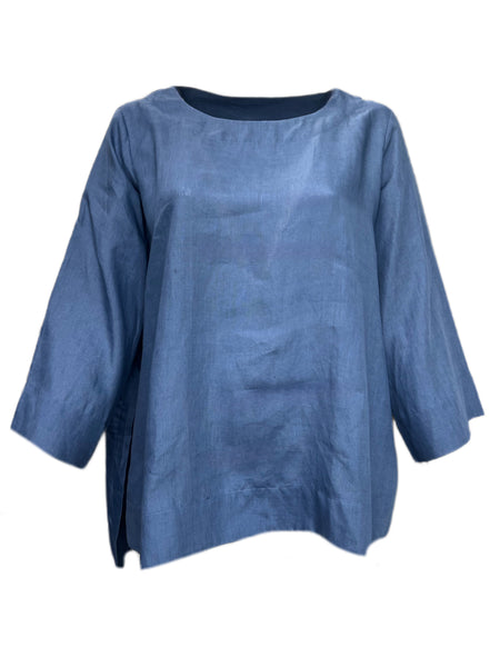 Marina Rinaldi Women's Blue Fenicia Pullover Top Size 20W/29 NWT