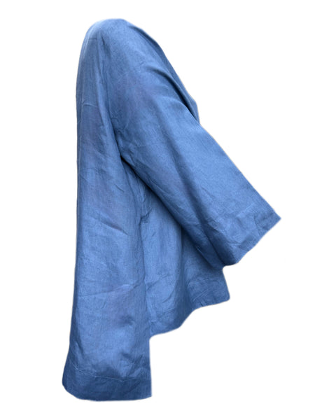 Marina Rinaldi Women's Blue Fenicia Pullover Top Size 20W/29 NWT