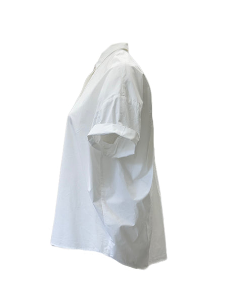 Marina Rinaldi Women's White Festante Pullover Shirt NWT