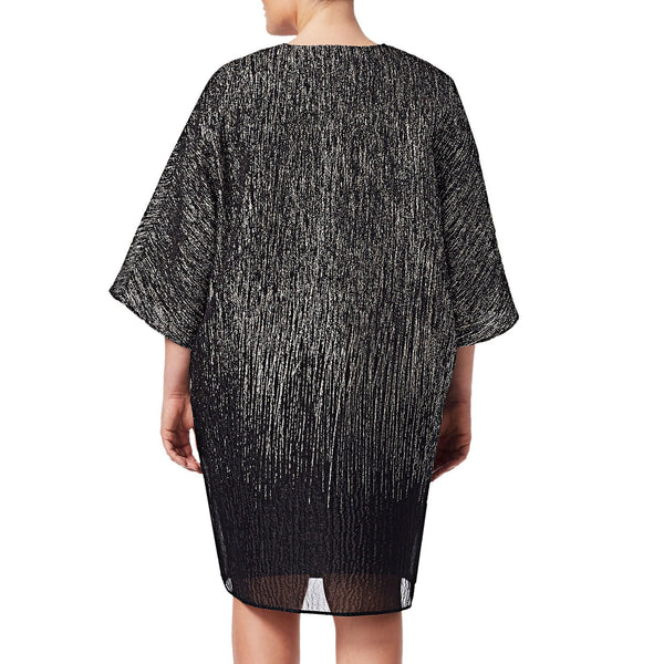 MARINA RINALDI Women's Black Festival Metallic Jacket $2455 NWT