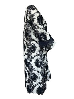 Marina Rinaldi Women's Black Fiabesco Open Front Jacket NWT