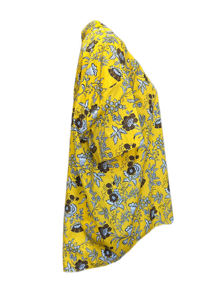 Marina Rinaldi Women's Yellow Fiacre Pullover Shirt NWT