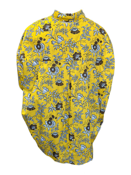 Marina Rinaldi Women's Yellow Fiacre Pullover Shirt NWT