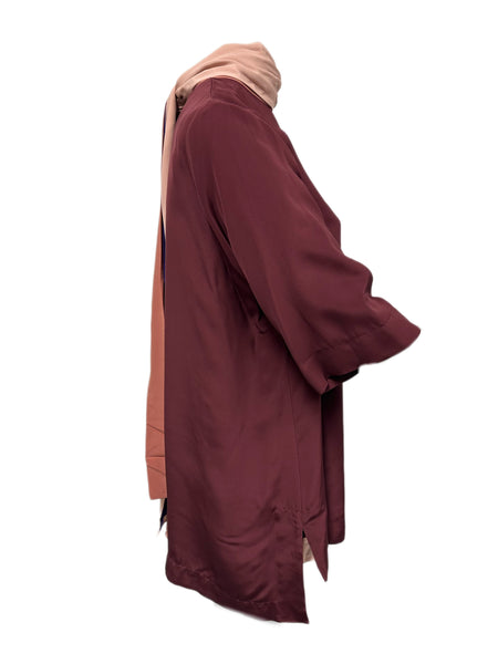 Marina Rinaldi Women's Plum Fiamma Pullover Jacket NWT