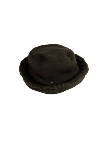 Max Mara Women's Green Fiducia Hat Size 57 NWT