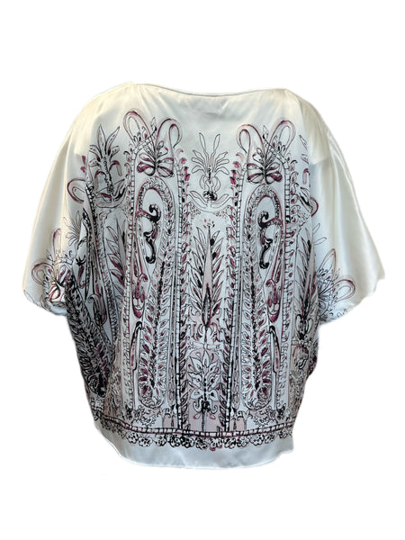 Marina Rinaldi Women's Beige Fiume Pullover Shirt NWT