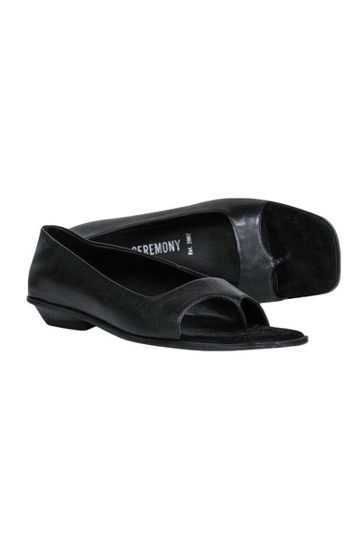 OPENING CEREMONY Women's Black Dora Square Toe Flats NEW