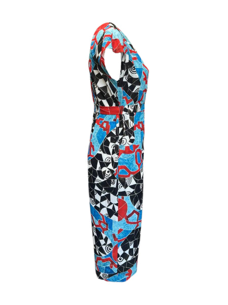 Marina Rinaldi Women's Torquoise Flavia Sleeveless Jumpsuit Size 12W/21 NWT