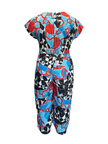 Marina Rinaldi Women's Torquoise Flavia Sleeveless Jumpsuit Size 12W/21 NWT