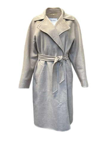 Max Mara Women's Beige Flo Cashmere Coat Size 8 NWT