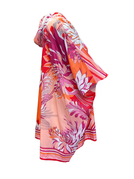 Marina Rinaldi Women's Orange Folgaria Raincoat NWT