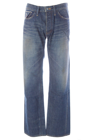 BLUE BLOOD Men's Form MIJ4 Denim Button Fly Jeans MS08D02 $250 NWT