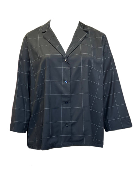 Marina Rinaldi Women's Black Forma Button Closure Jacket NWT