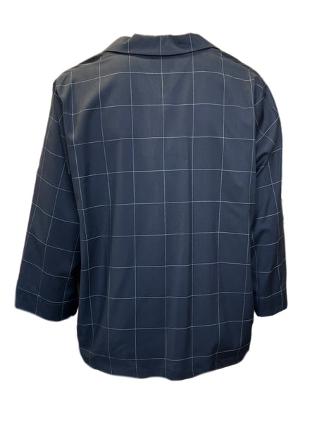 Marina Rinaldi Women's Black Forma Button Closure Jacket NWT