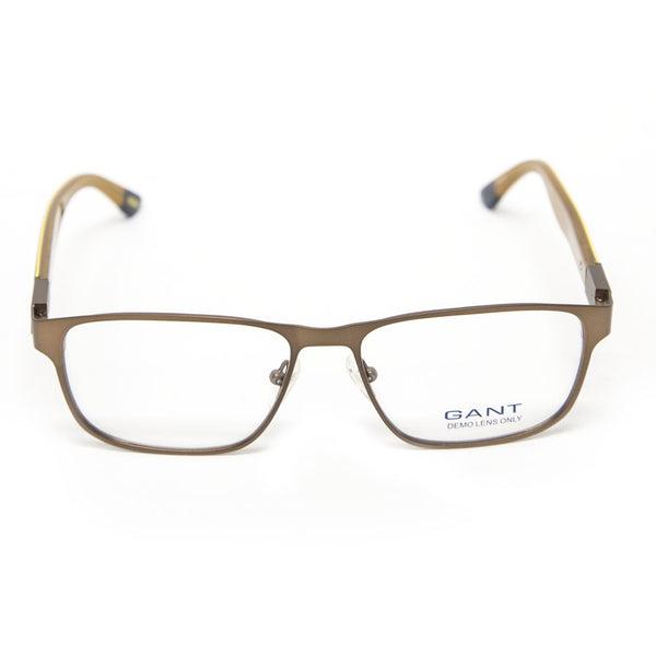 Gant G108 Rectangular Eyeglass Frames 55mm - Satin Brown NEW