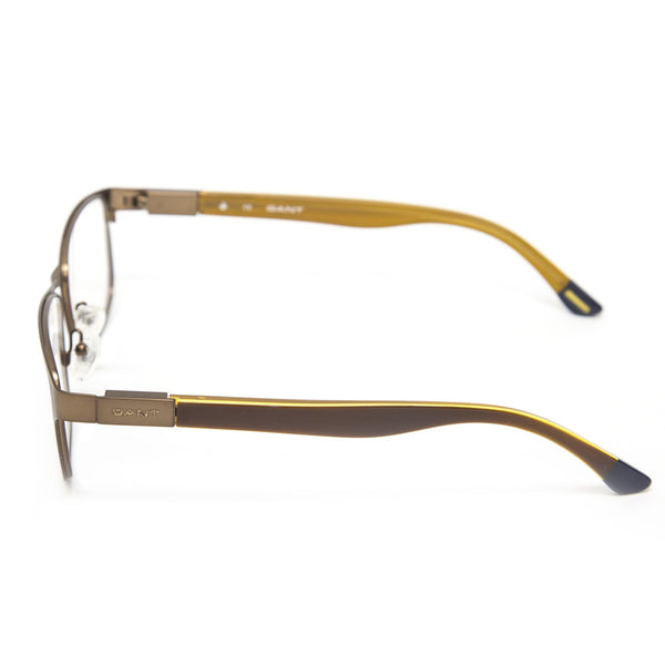 Gant G108 Rectangular Eyeglass Frames 55mm - Satin Brown NEW