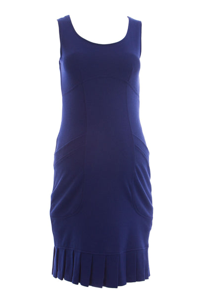 OLIAN Maternity Women's Pleated Hem Sleeveless Pullover Dress $140 NWT