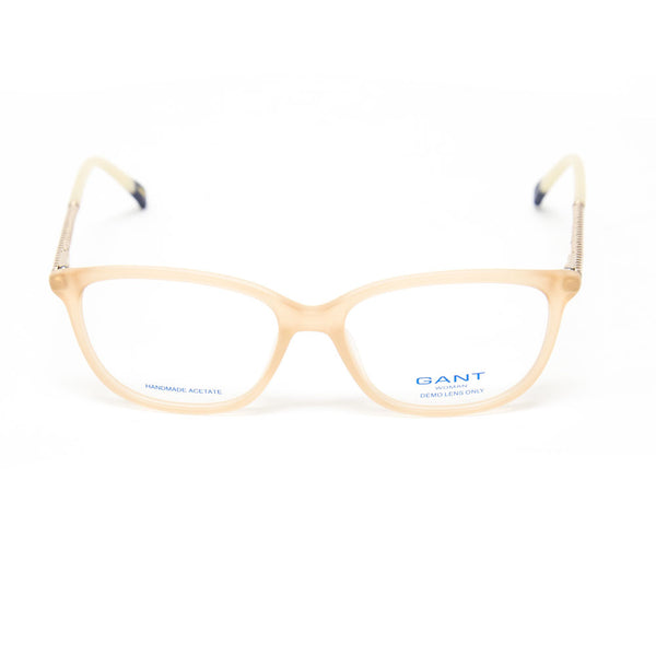 Gant Rectangular Eyeglass Frames GA4035 54mm - Translucent Peach NEW