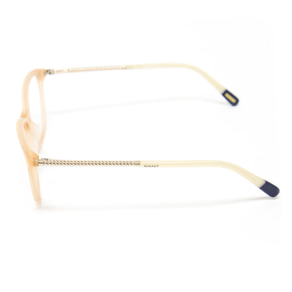 Gant Rectangular Eyeglass Frames GA4035 54mm - Translucent Peach NEW