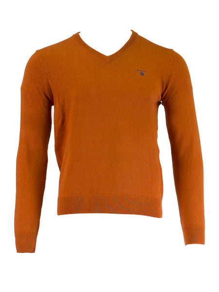 GANT Men's Contrast Cotton V-Neck Sweater 83082 $109 NWT Multiple Colors Available