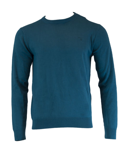 Gant Men's Lightweight Cotton Crew Neck Sweater