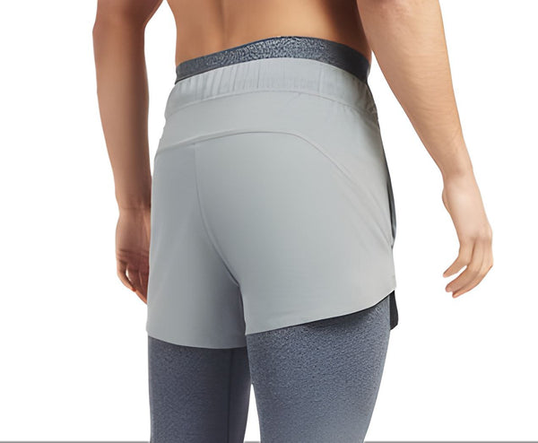 LNDR Men's Grey Marl Drawstring Stretchy Run Shorts #MAT0013 X-Large NWT