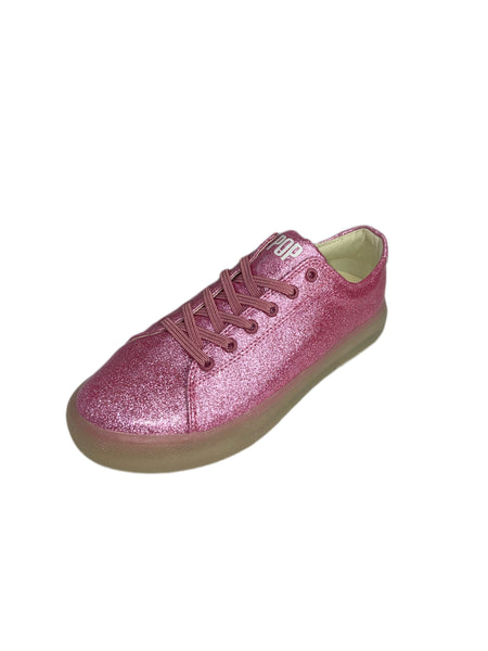 POP SHOES Little Kid's Pink St Laurent Glitter Sneakers SP19LGPK NWB