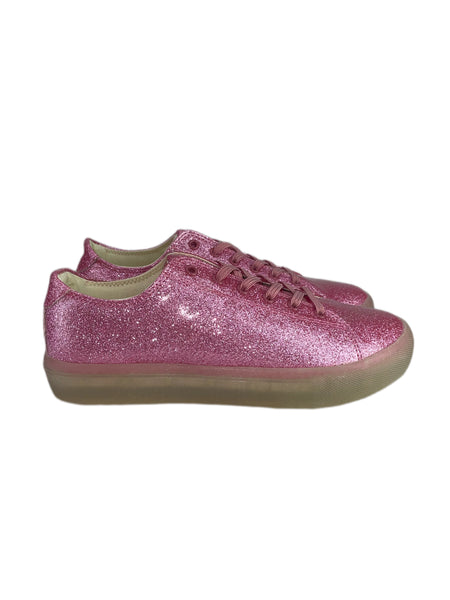 POP SHOES Little Kid's Pink St Laurent Glitter Sneakers SP19LGPK NWB