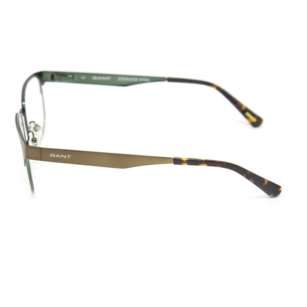 Gant Kline Rectangular Stainless Steel Eyeglass Frames 52mm - Satin Brown NEW