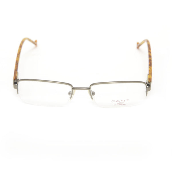 Gant Rugger Wake Semi-Rimless Eyeglass Frames 51mm - Gunmetal/Honey Tortoise NEW