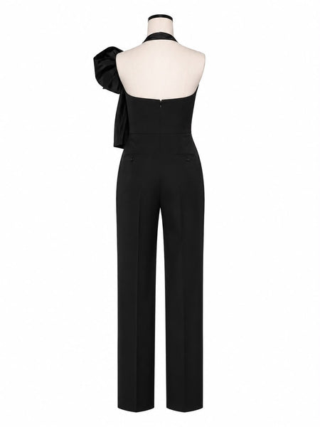 Max Mara Women's Black Gabrielle Zipper Closure Jumpsuit NWT