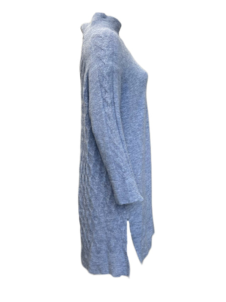 Marina Rinaldi Women's Grey Galateo Knitted Sweater Dress NWT